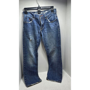 Men's Aeropostale Blue Driggs Slim Bootcut Jeans Waist 28